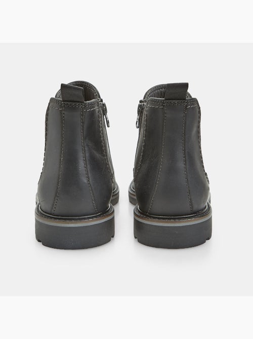 Bottine Chelsea en cuir Bata - Kiabi