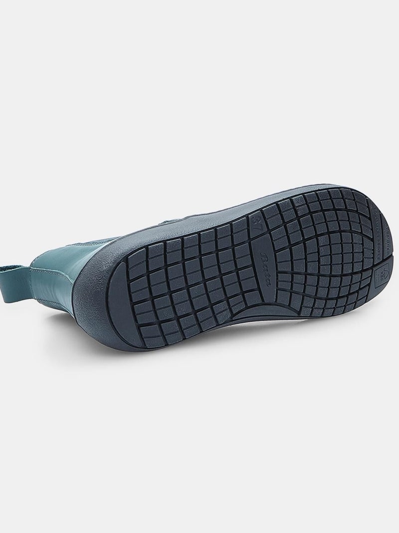 Bottine Chelsea en cuir Bata Vert - Kiabi