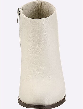 Bottine Courte Cuir D'agneau Nappa Très Doux - Taille Standard - Helline