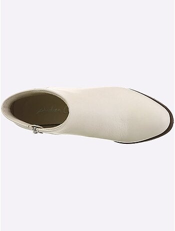 Bottine Courte Cuir D'agneau Nappa Très Doux - Taille Standard - Helline
