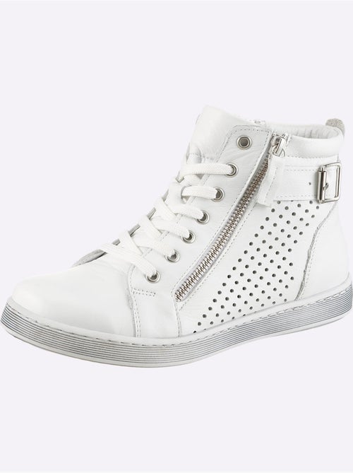 Bottine Courte Cuir Nappa De Vache - Taille Standard - Helline - Kiabi