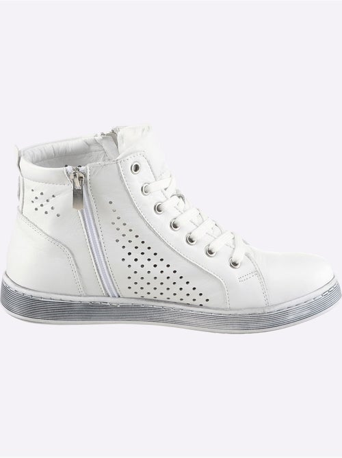 Bottine Courte Cuir Nappa De Vache - Taille Standard - Helline - Kiabi