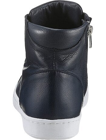 Bottine Courte Cuir Nappa De Vache - Taille Standard - helline