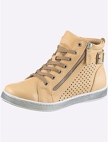 Bottine courte cuir nappa de vache - taille standard - helline