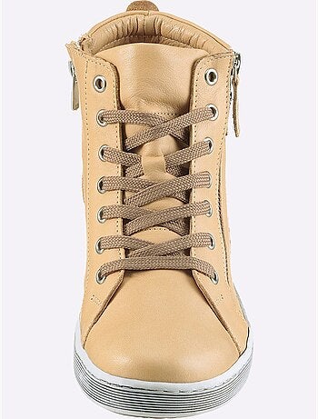 Bottine courte cuir nappa de vache - taille standard - helline