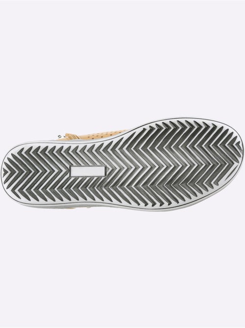 Bottine courte cuir nappa de vache - taille standard - helline - Kiabi