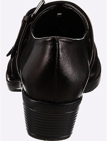 Bottine Courte Cuir Nappa De Vache - Taille Standard - Helline