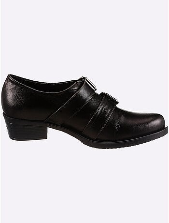 Bottine Courte Cuir Nappa De Vache - Taille Standard - Helline