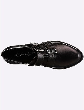 Bottine Courte Cuir Nappa De Vache - Taille Standard - Helline