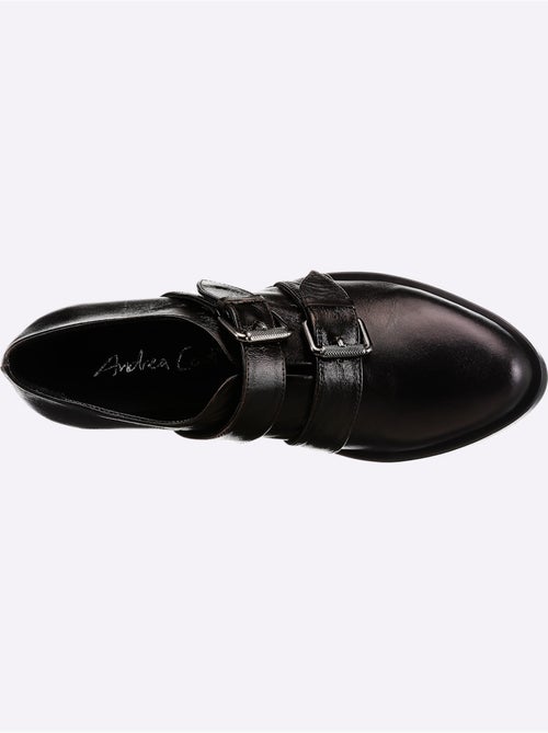 Bottine Courte Cuir Nappa De Vache - Taille Standard - Helline - Kiabi Bottine Courte Cuir Nappa De Vache - Taille Standard - Helline - Kiabi