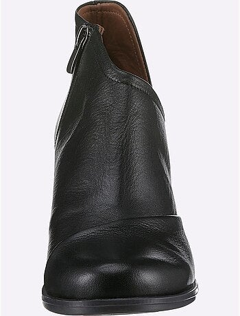 Bottine Courte Cuir Nappa De Vache - Taille Standard - Helline