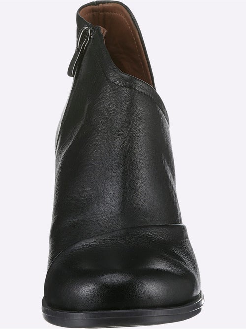 Bottine Courte Cuir Nappa De Vache - Taille Standard - helline - Kiabi