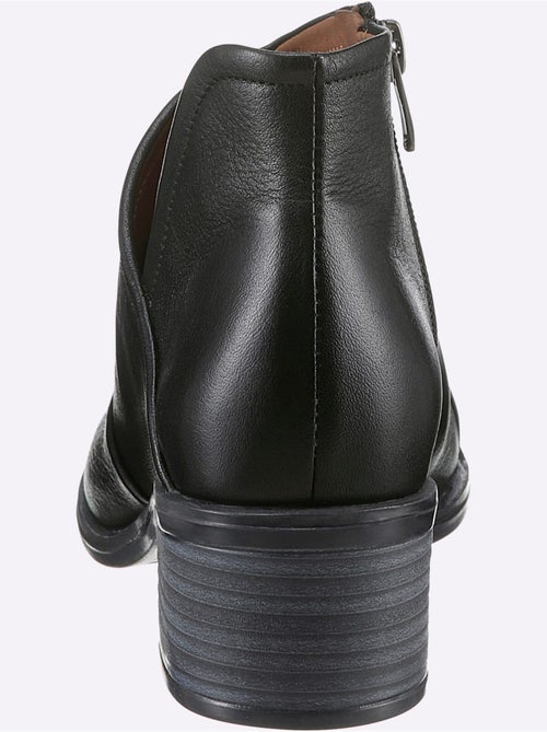 Bottine Courte Cuir Nappa De Vache - Taille Standard - helline - Kiabi