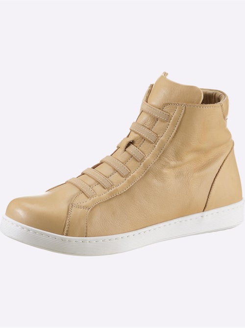Bottine Courte Cuir Nappa De Vache - Taille Standard - helline - Kiabi