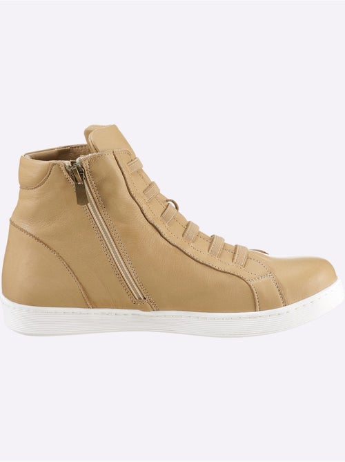 Bottine Courte Cuir Nappa De Vache - Taille Standard - helline - Kiabi