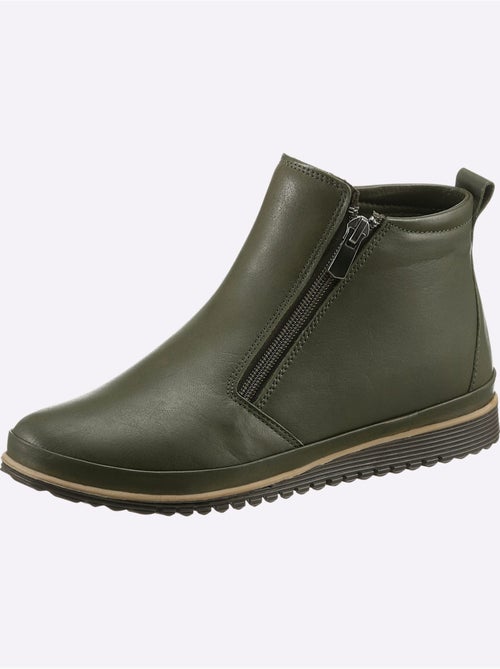 Bottine Courte Cuir Nappa De Vache - Taille Standard - helline - Kiabi