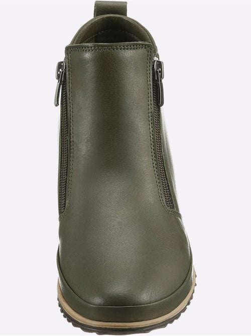 Bottine Courte Cuir Nappa De Vache - Taille Standard - helline - Kiabi