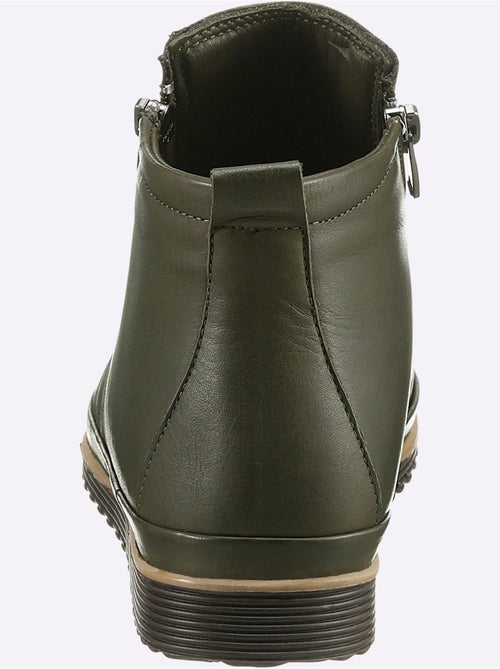 Bottine Courte Cuir Nappa De Vache - Taille Standard - helline - Kiabi
