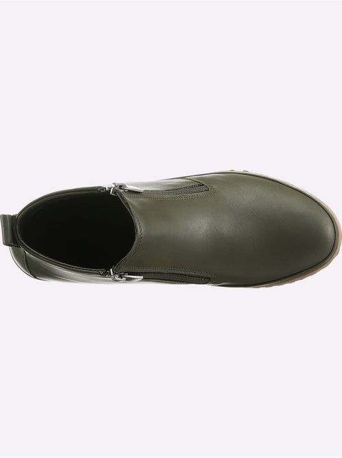 Bottine Courte Cuir Nappa De Vache - Taille Standard - helline - Kiabi
