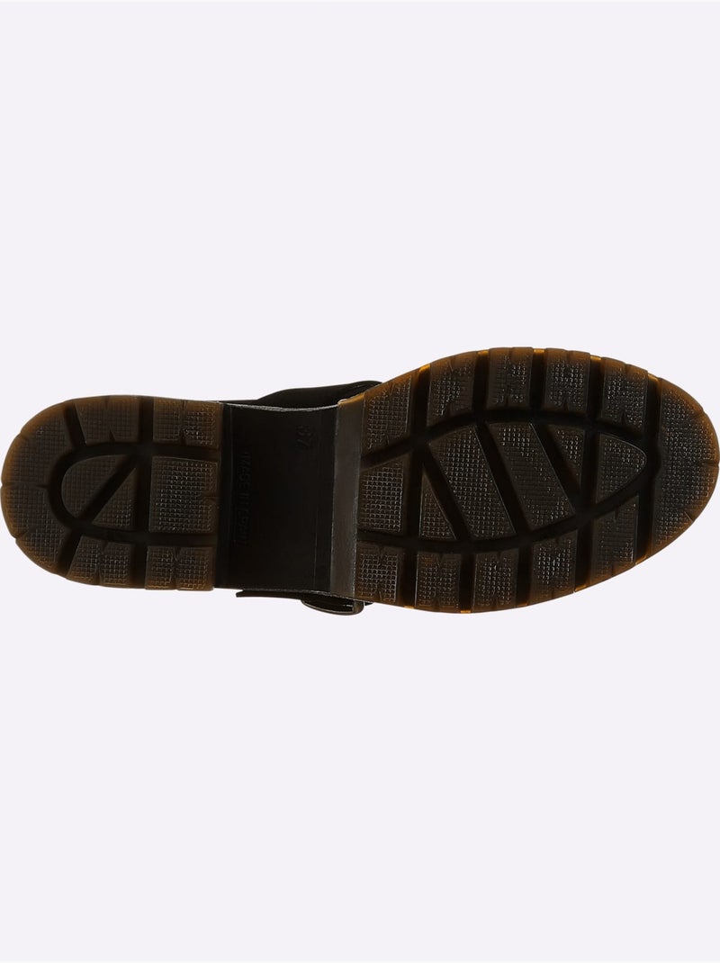 Bottine courte de fabrication espagnole - taille standard - helline Noir - Kiabi
