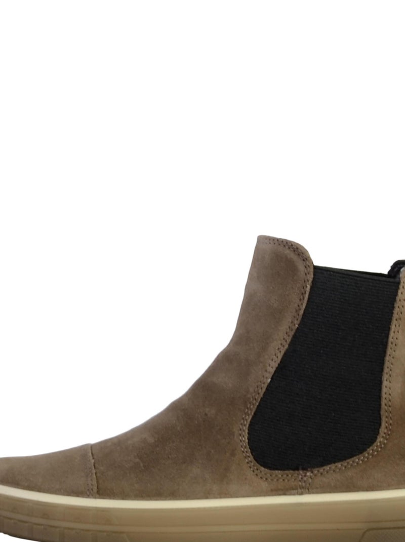 Bottine Cuir Ara Frisco Vert - Kiabi