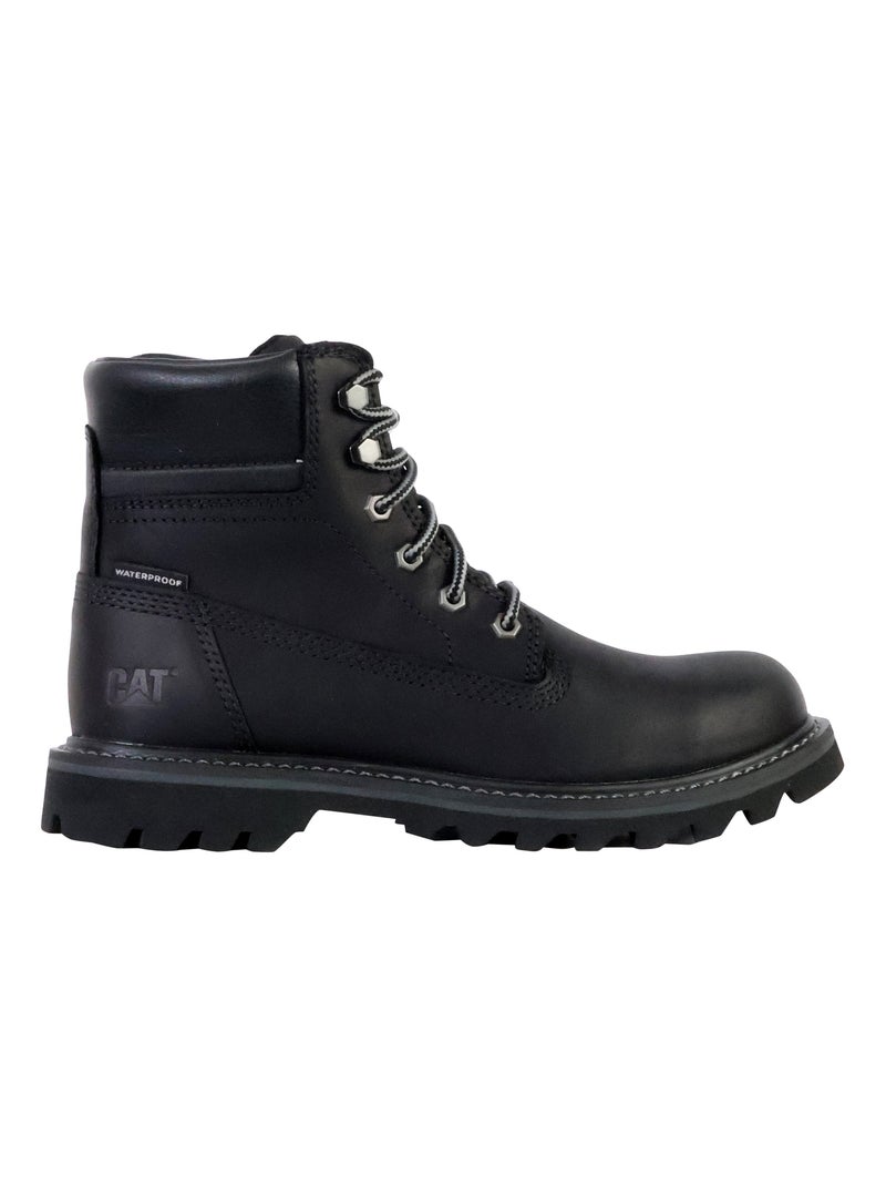 Bottine Cuir Caterpillar Deplete WP Noir - Kiabi