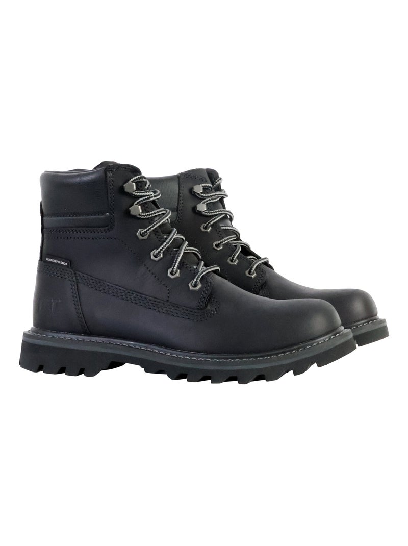 Bottine Cuir Caterpillar Deplete WP Noir - Kiabi