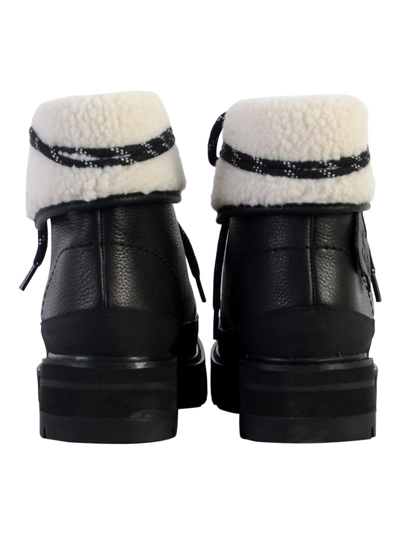 Bottine Cuir Clarks Orlanna Turn Noir - Kiabi