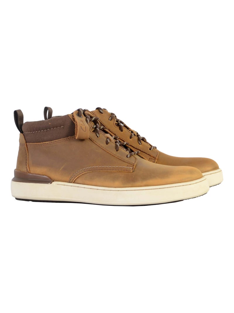 Bottine Cuir Clarks Scene Zip Marron - Kiabi