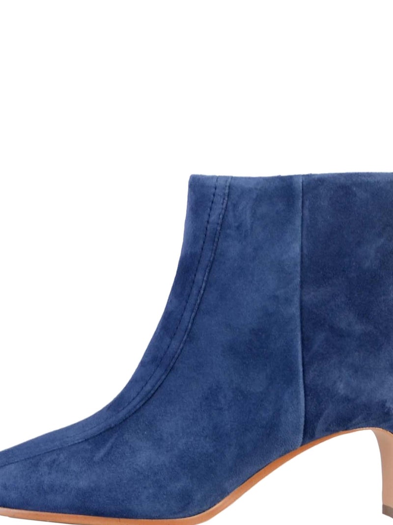 Bottine Cuir Clarks Seren 55 Top Bleu - Kiabi