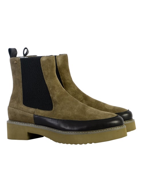 Bottine Cuir Emilie Karston Olivia - Kiabi