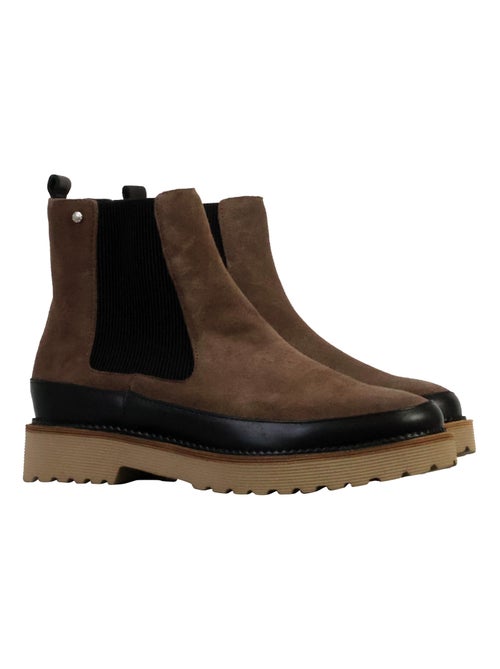 Bottine Cuir Emilie Karston Olivia - Kiabi