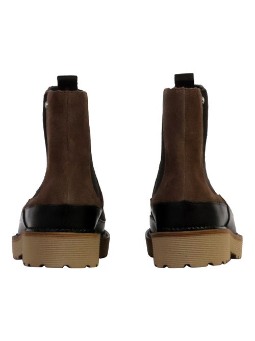 Bottine Cuir Emilie Karston Olivia - Kiabi