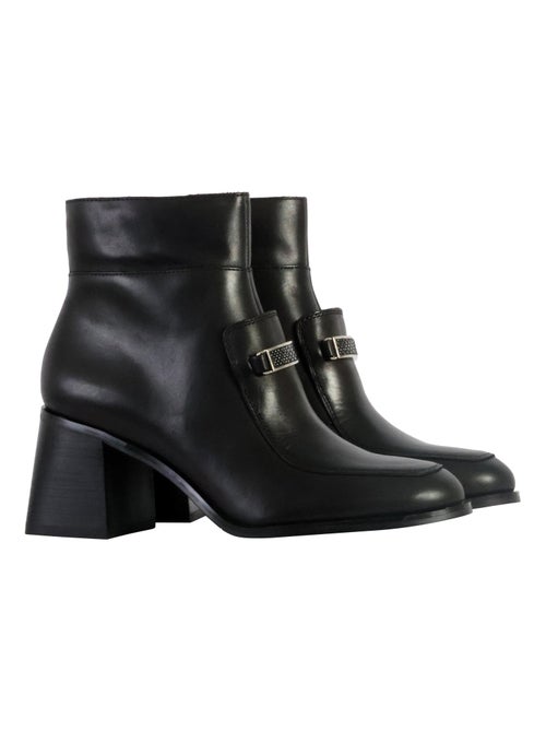 Bottine Cuir Emilie Karston Viana - Kiabi