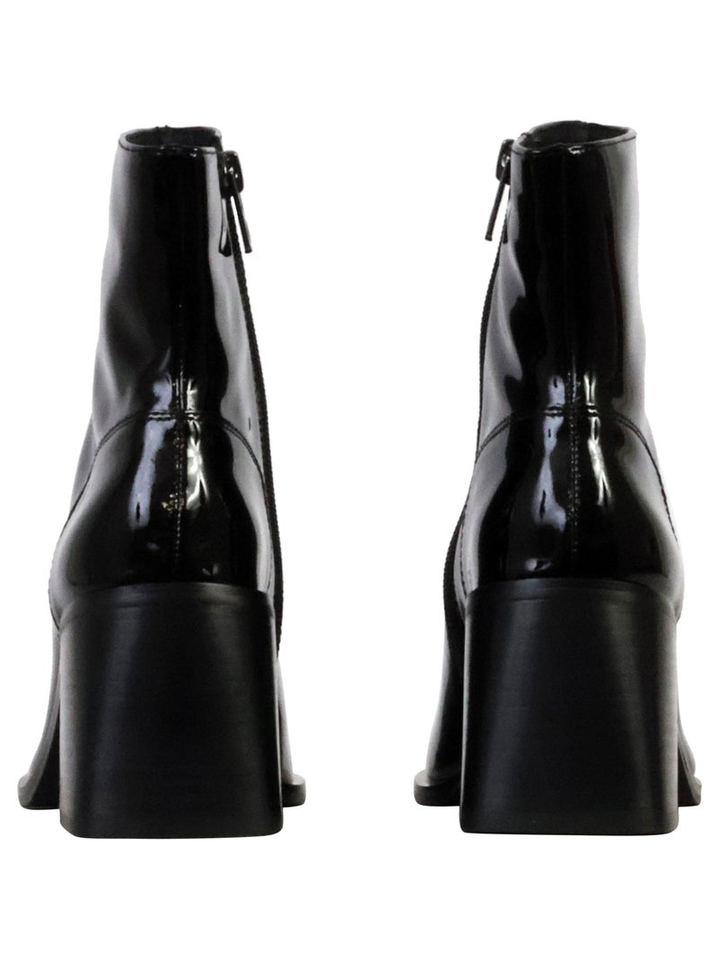 Bottine Cuir Emilie Karston Victoria Noir - Kiabi
