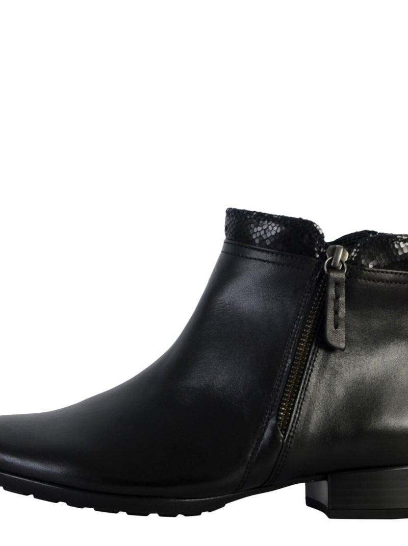 Bottine Cuir Gabor 72.718 Noir - Kiabi