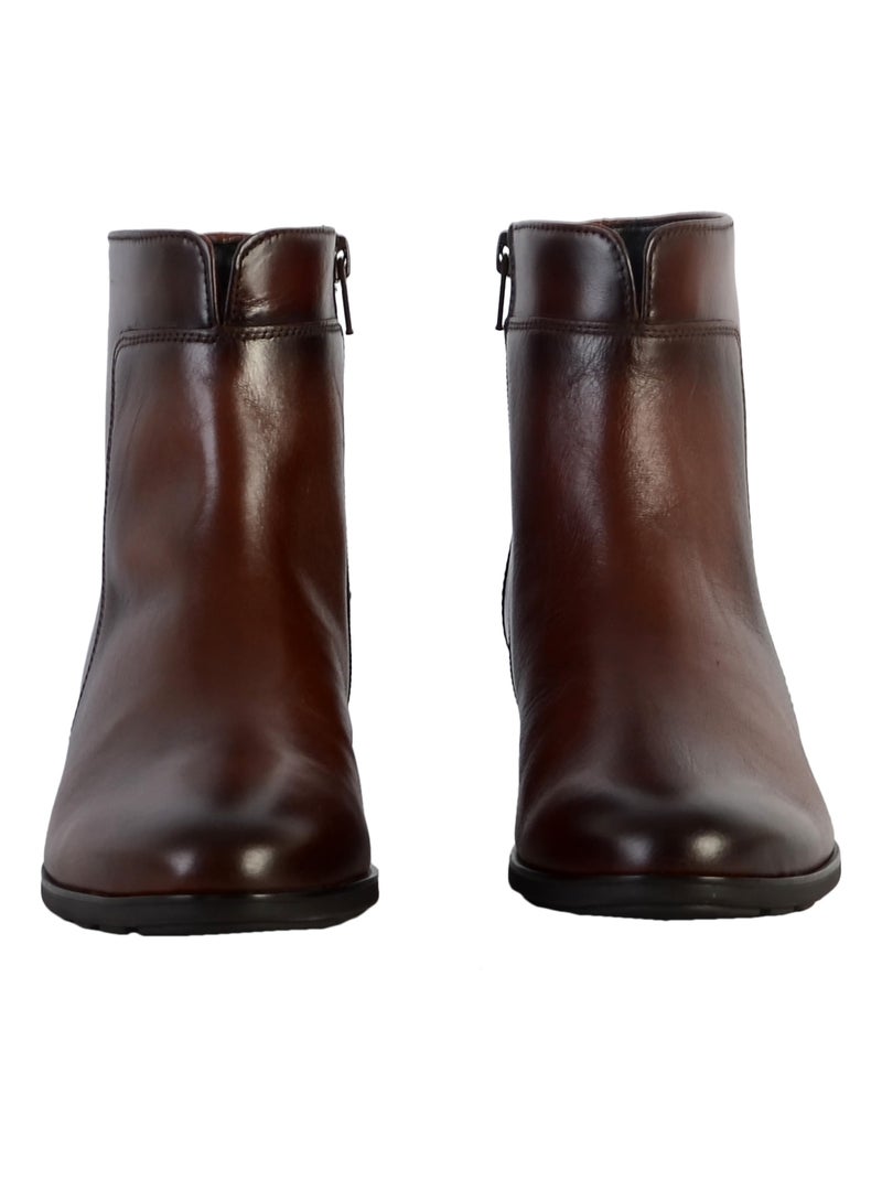 Bottine Cuir Gabor 75.510 Marron - Kiabi