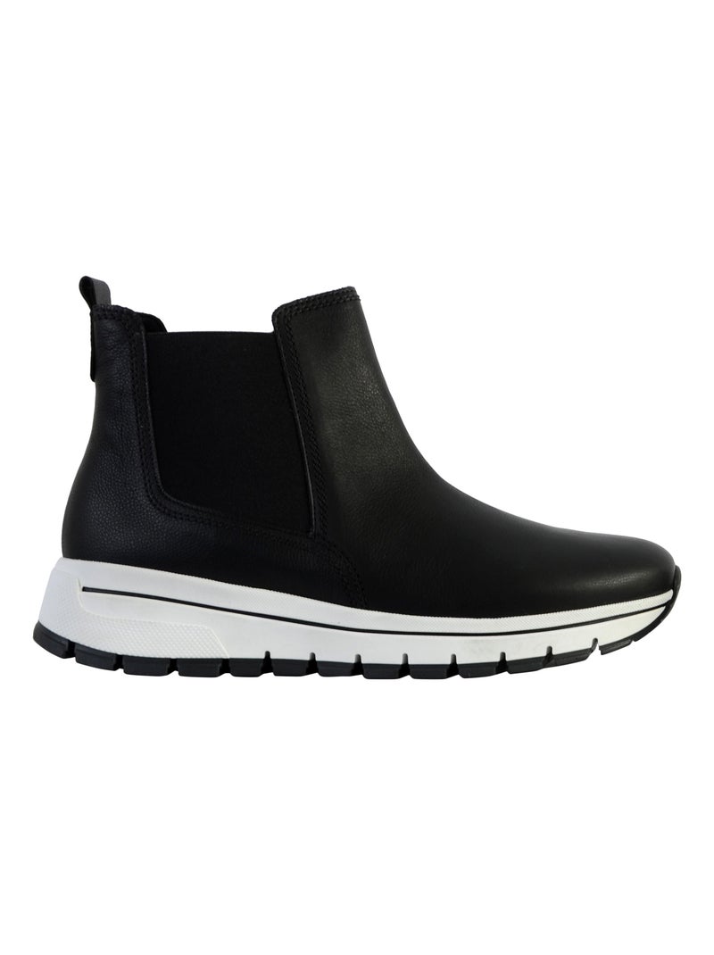 Bottine Cuir Gabor Cervo Noir - Kiabi