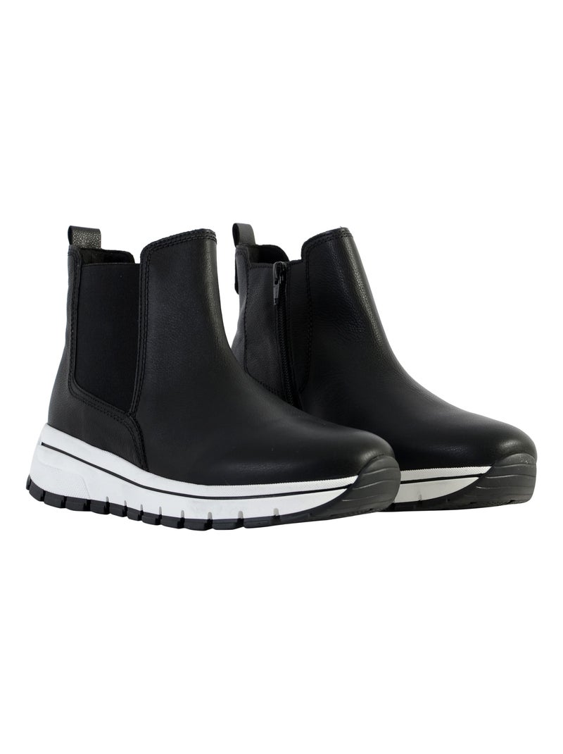 Bottine Cuir Gabor Cervo Noir - Kiabi