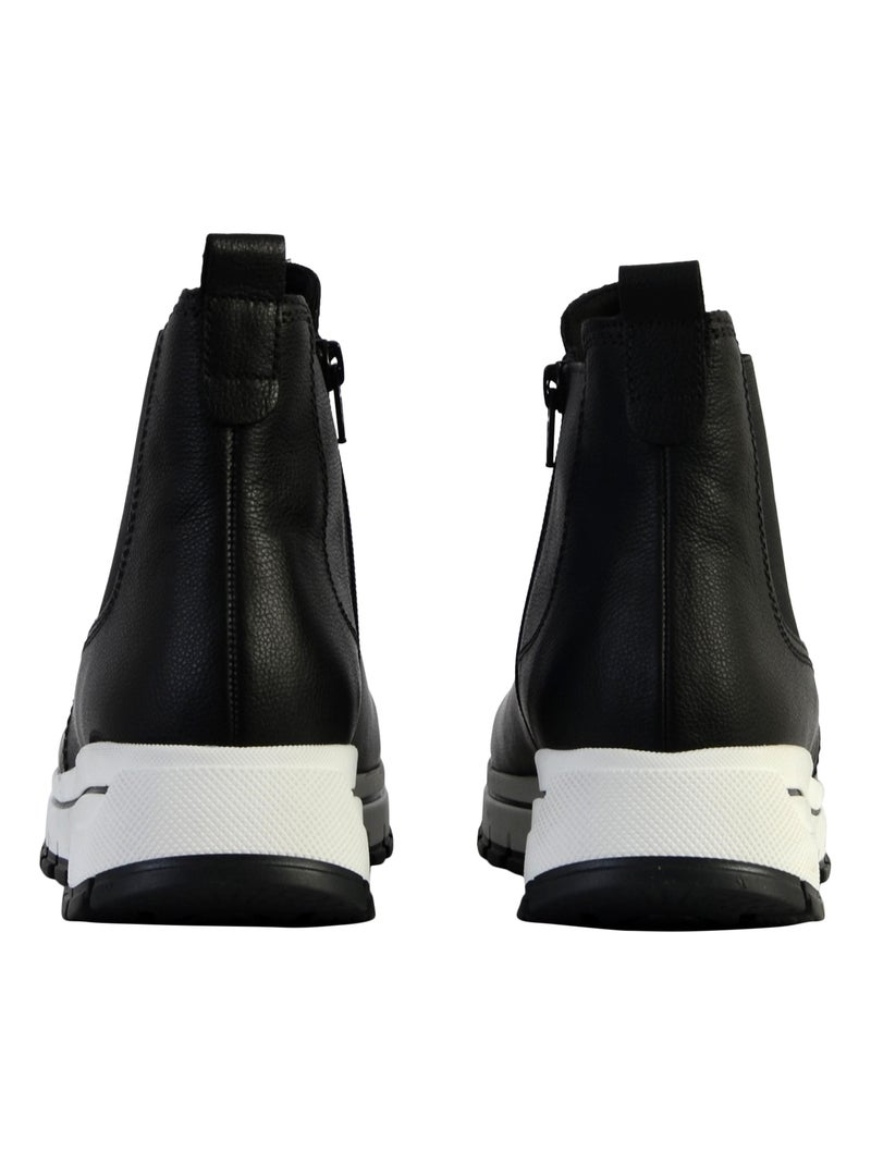 Bottine Cuir Gabor Cervo Noir - Kiabi