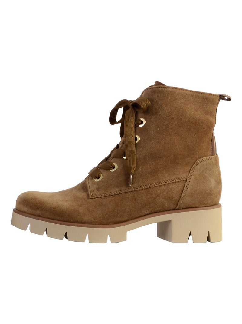 Bottine Cuir Gabor Dreamvelour Lion Vert - Kiabi
