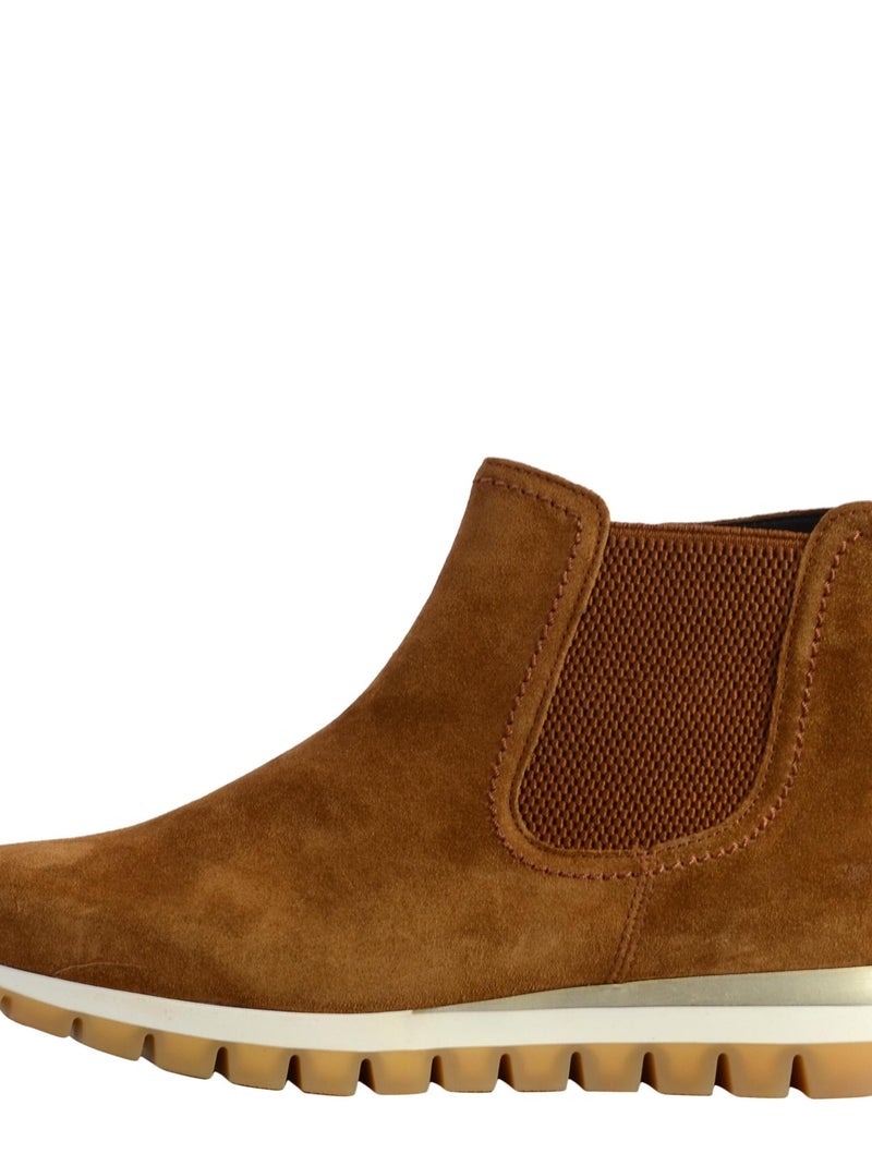 Bottine Cuir Gabor Dreamvelour Marron - Kiabi