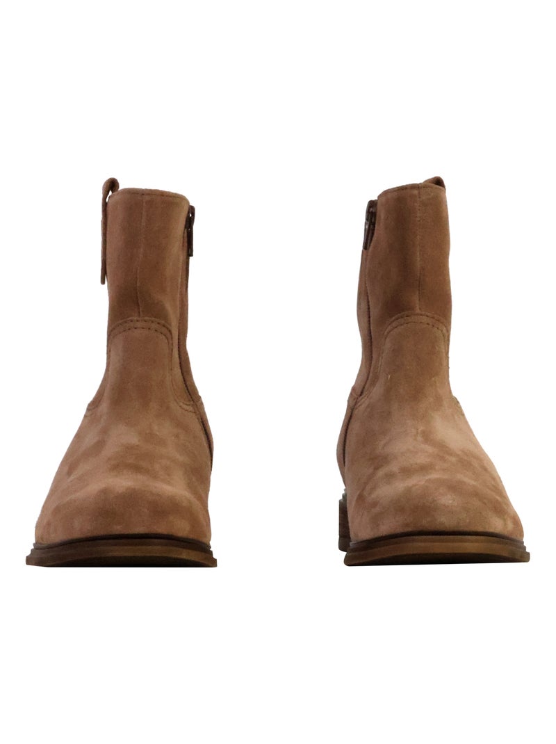 Bottine Cuir Gabor Dreamvelour Marron - Kiabi