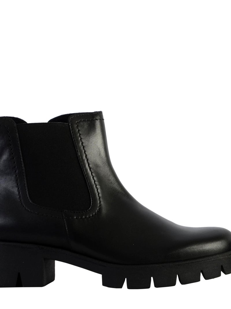 Bottine Cuir Gabor foulard Noir - Kiabi