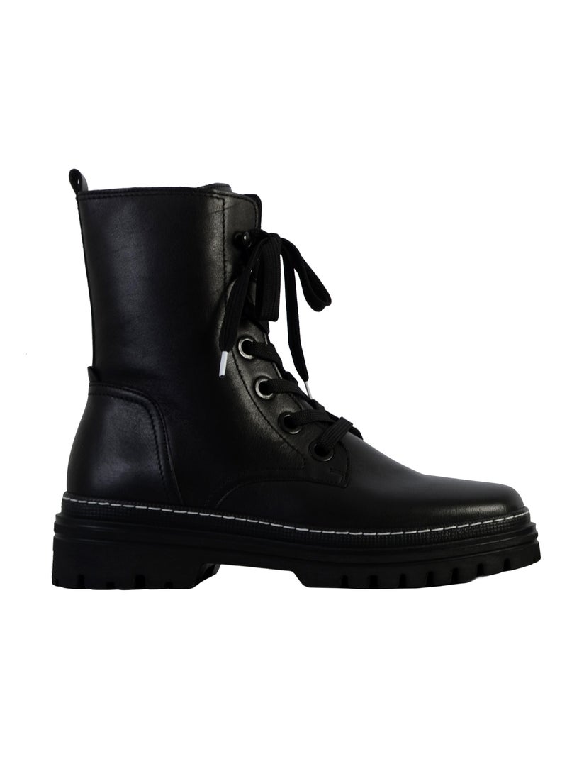 Bottine Cuir Gabor foulard Noir - Kiabi