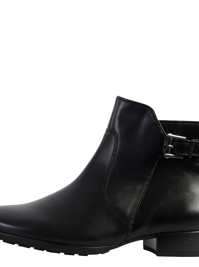 Bottine Cuir Gabor Lammnappa Noir - Kiabi