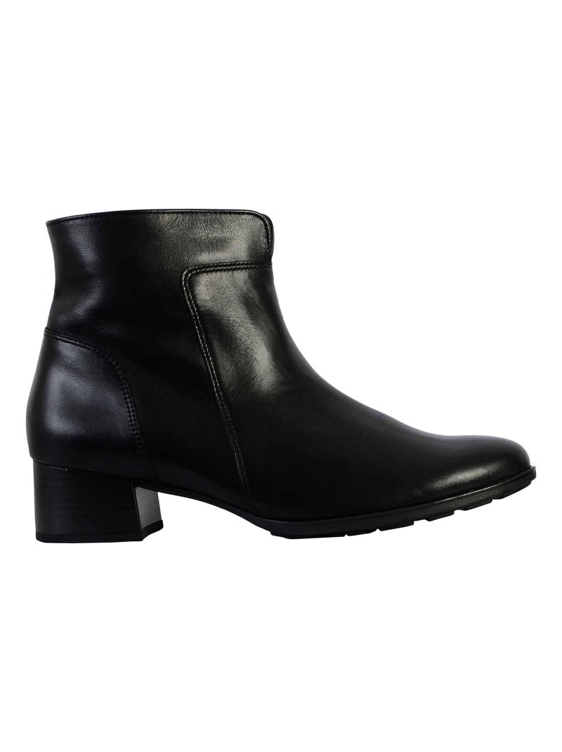 Bottine Cuir Gabor Nappa Jam Noir - Kiabi