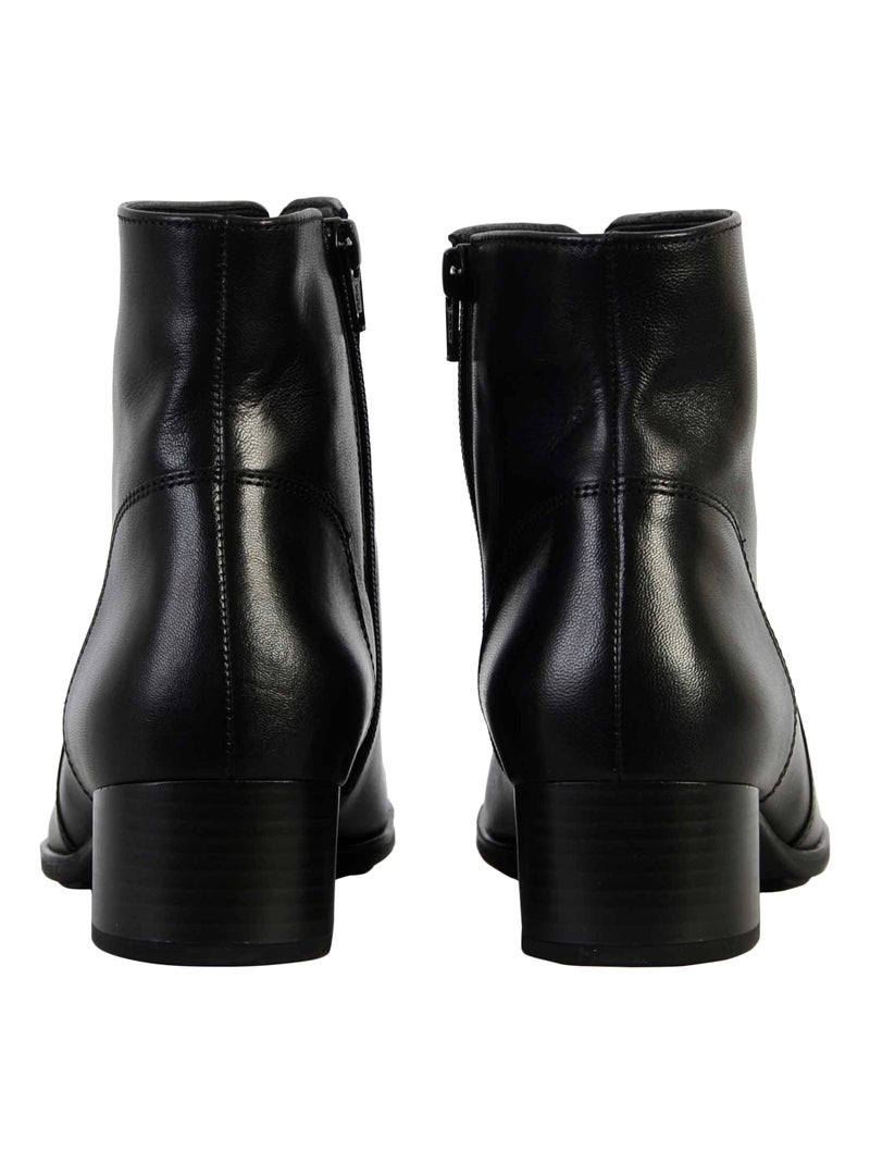 Bottine Cuir Gabor Nappa Jam Noir - Kiabi