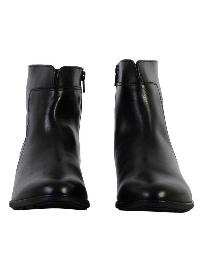 Bottine Cuir Gabor Nappa Jam Noir - Kiabi