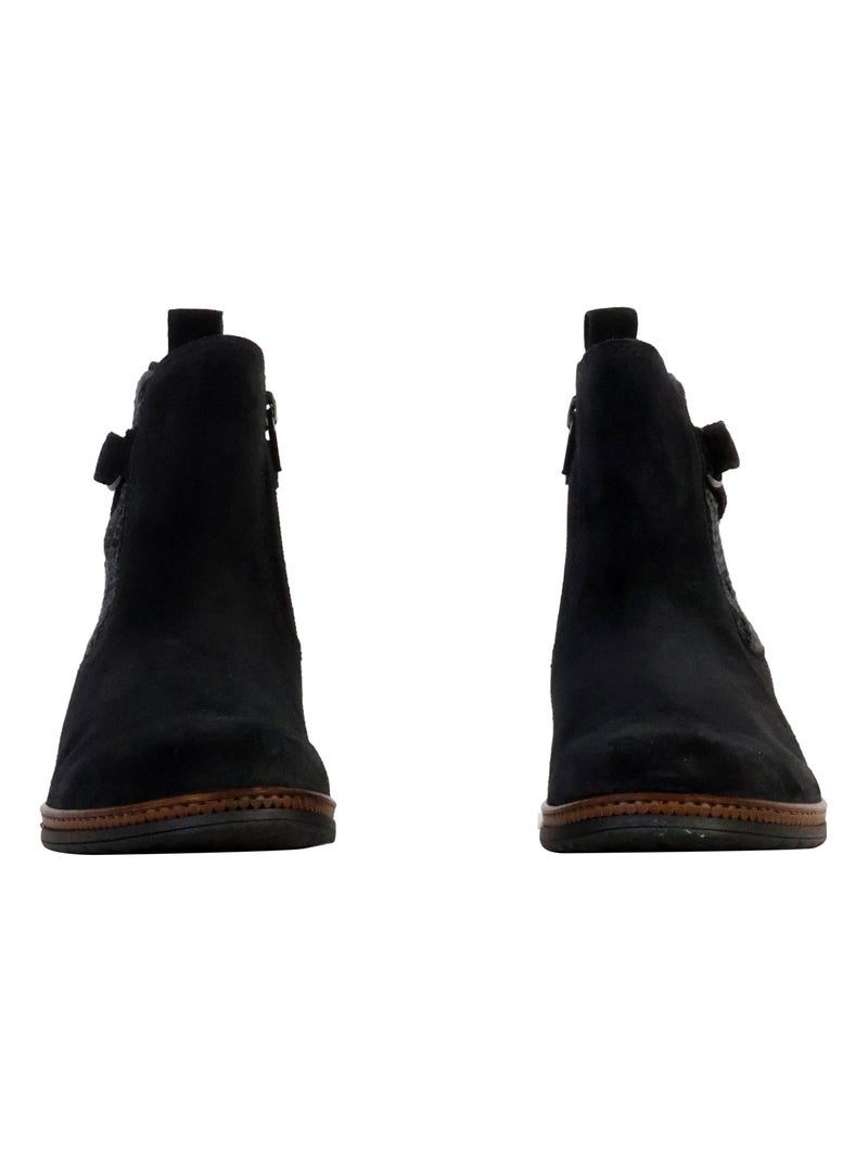 Bottine Cuir Gabor Nappa Roma Bleu - Kiabi